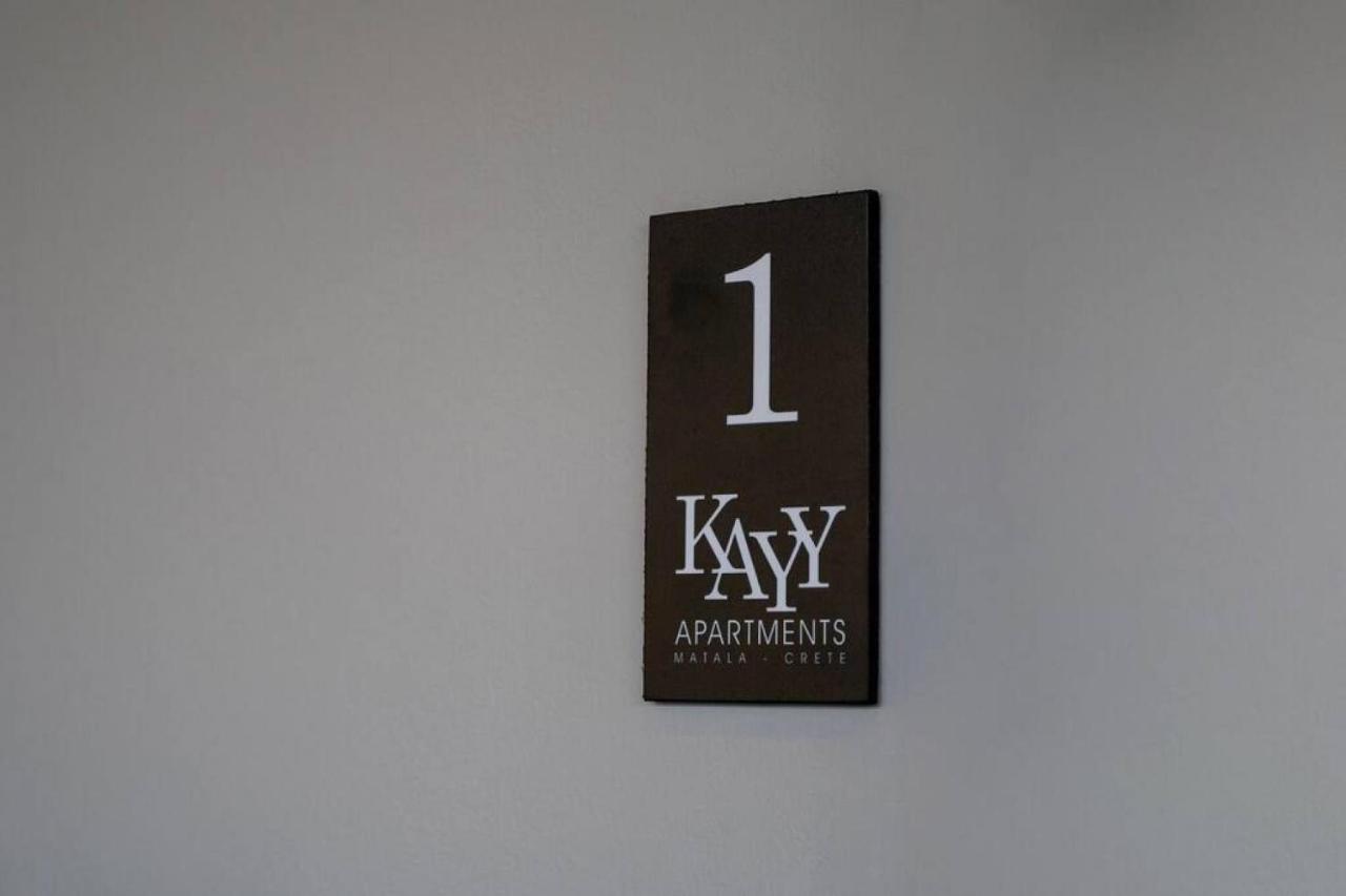 Kayy Apartments 1 In Matala Экстерьер фото